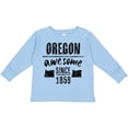 thumbnail image 3 of Inktastic Oregon Awesome Since 1859 Boys or Girls Long Sleeve Toddler T-Shirt, 3 of 5