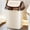 Brown, variant on Plastic Trash Can with Swing Top Lid - 11.2L Slim Odor-Control Wastebasket for Bathroom, Office & Bedroom (White)