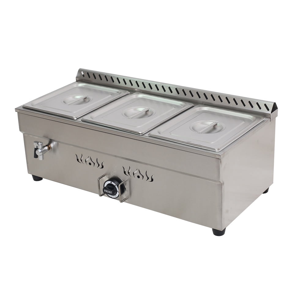 TECHTONGDA Propane Gas BainMarie Buffet Food Warmer Food Heating Steam