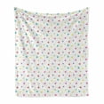 thumbnail image 1 of Swan Soft Flannel Fleece Throw Blanket, Rainbow Colored Swans Pattern Birds Wings Themed Nursery Kids Print, Cozy Plush for Indoor and Outdoor Use, 70" x 90", Multicolor, by Ambesonne, 1 of 6