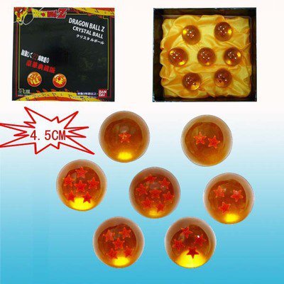 Regalo para niños Dragon Ball Z Crystal Ball 4.3cm Japón Anime 7 Star Style Ball DBZ Dragon Ball ShuxiuWang 8390611106874