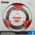 thumbnail image 2 of Franklin Sports 6350 Soccer Ball, Size 3, Black, Blue and White, 2 of 2