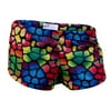 soffe women's print beach volleyball short, repltile, medium