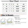 thumbnail image 3 of Women Bras Sports Bra Fitness Running Shockproof Yoga Tank Front Zipper No Steel Ring Comfort Sports Bra Gathering Shockproof Measures Comfortable Bras for Women White L, 3 of 6