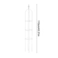 thumbnail image 3 of Climbing Plant Trellis for Outdoor Garden,Expandable Vine Support Trellis for Climbing Plants,Rustproof Plant Climbing Frame for Indoor Outdoor Use,Sturdy Plant Trellis for Vegetables Flowers Roses, 3 of 7