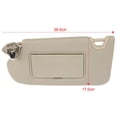 thumbnail image 2 of ECCPP Left Driver Side Sun Visor Assembly with Sunroof Tan Fits For 2013-2018 For Nissan Altima(96401-3TA2A), 2 of 4