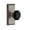 Antique Pewter, variant on Grandeur 850779 Carre Solid Brass Rose Privacy Door Knob Set - Brass