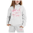 thumbnail image 3 of CHENge Girls&Boys Sweat Suit Set - 2 Piece Soft Pullover Hoodies and Athletic Cargo Jogger Sweatpants for Boys (5-18), 3 of 5