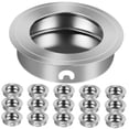 thumbnail image 4 of COOPHYA 16Pcs Cabinet Door Pulls for Bathroom and Wardrobe with Concealed Design Furniture Handle Accessory, 4 of 8