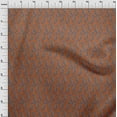 thumbnail image 3 of oneOone Viscose Jersey Fabric Leaves & Floral Block Print Fabric By Yard 60 Inch Wide, 3 of 5