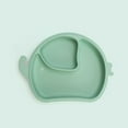 thumbnail image 3 of Platos de silicona para bebés divididos - Platos portátiles antideslizantes con ventosa para niños pequeños para bebés y niños Plato de cena para bebés sin BPA, apto para lavavajillas y microondas Sailing Electrónica, 3 of 3