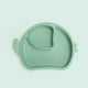 thumbnail image 3 of Platos de silicona para bebés divididos - Platos portátiles antideslizantes con ventosa para niños pequeños para bebés y niños Plato de cena para bebés sin BPA, apto para lavavajillas y microondas oso de fresa Hogar, 3 of 3