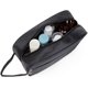thumbnail image 4 of Neceser de viaje para hombre, neceser de nailon, neceser de viaje, neceser de gimnasio, color negro, 4 of 5