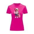 thumbnail image 1 of Playera Blusa De Osita Lista Para Viajar Fashion Moda Casual Ropa Para Mujer Color Fucsia Talla Chica Marca Emil SaEs, 1 of 4