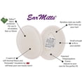 thumbnail image 2 of Ear Mitts Bandless Ear Muffs For Men & Women, White Fleece Ear Warmers, Regular, 2 of 6