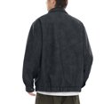thumbnail image 3 of Maoxin Men's Jacket Men's Solid Color Pocket Zipper Jacket Jacket Gray 2XL, 3 of 6