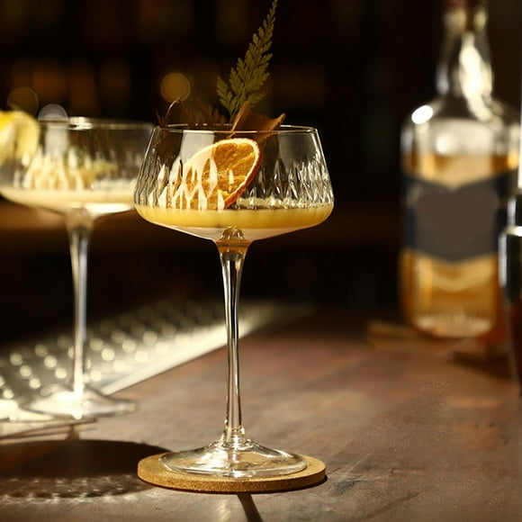Verre à Cocktail 300ml, Verres Élégants pour Jus de Martini