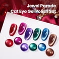thumbnail image 2 of Beetles Jewel Parade Cat Eye Gel Nail Polish Set, 6 Colors Fall Cat Eye, 2 of 7