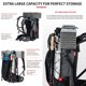 thumbnail image 5 of Mochila de senderismo Naturehike 45 L Rock con marco interno para adulto, 5 of 8