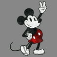 thumbnail image 2 of Boy's Mickey & Friends Mickey Mouse Retro Peace Sign  Performance Graphic Tee Charcoal Heather X Large, 2 of 4
