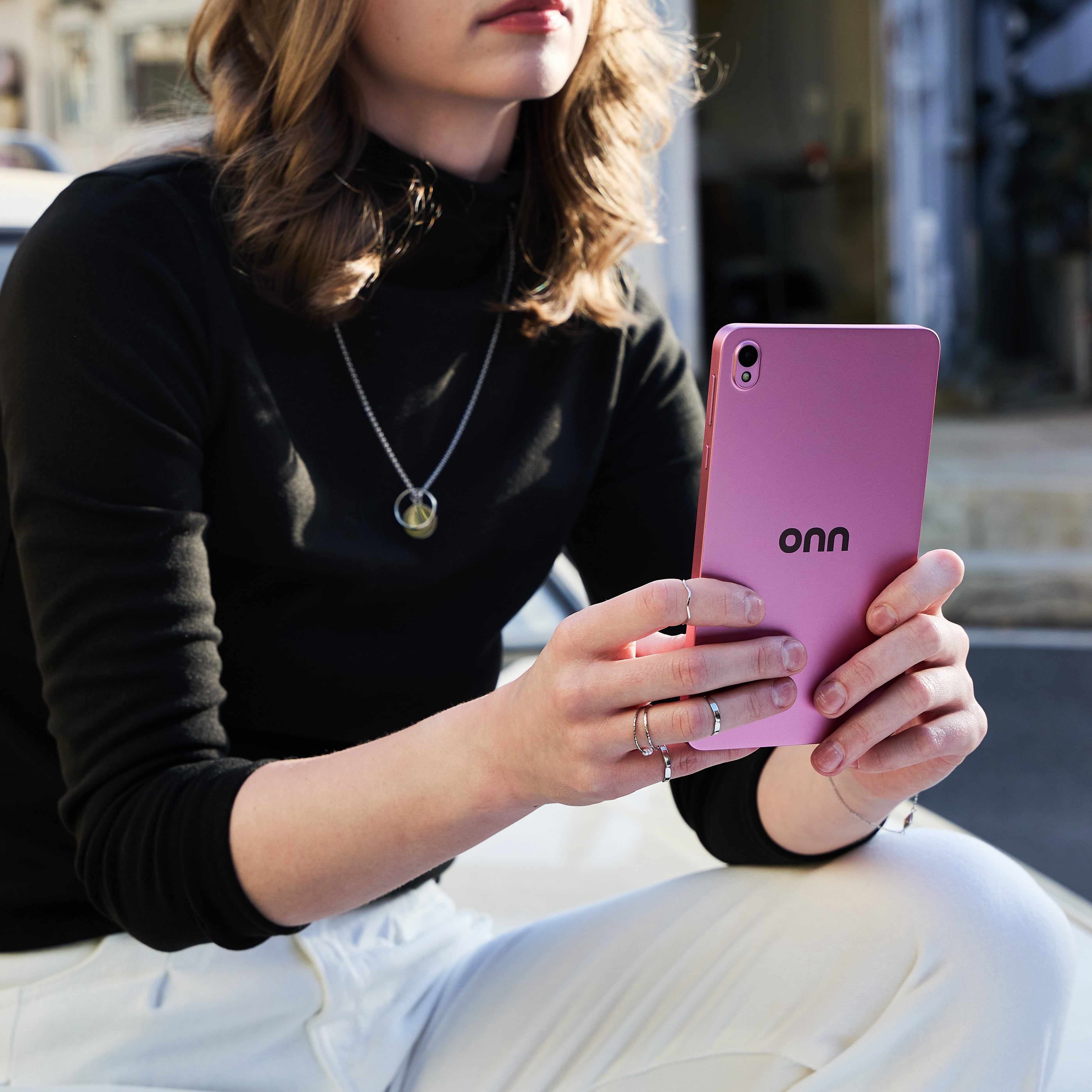 onn 7" Core Tablet, 64 GB, Android 16, Pink (2026 Model)