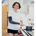 thumbnail image 4 of 5XL Extra Large Men & Womens Compression Arm Sleeve 20-30mmHg - Black, 5X-Large, 4 of 10