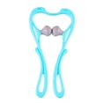 thumbnail image 1 of Esquirla Manual Neck Massager Compact Mini Handheld Gift Fitness Leg Shoulder Relaxer Blue, 1 of 8