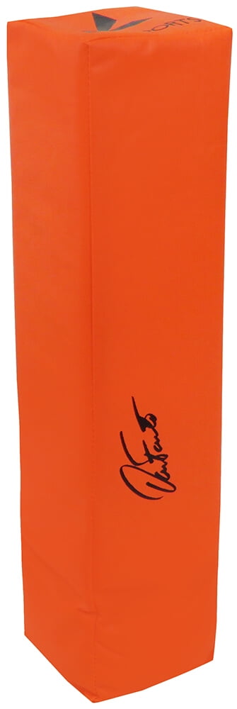 Dan Fouts Signed BSN Orange Endzone Football Pylon
