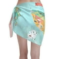 thumbnail image 2 of Geaub USA Tourist Map Women's Short Wrap Skirt, Beach Sun Protection Shawl, Swimsuit Bra, Swimwear Tunic, 2 of 7