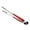 Red, variant on Stainless Steel Barbecue Grill Clamp for Outdoor Cooking, 25.5cm Non-Slip Food Clip Red