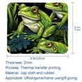 thumbnail image 5 of Frog 8.3x9.8 Inch Square Non-Slip Rubber Bottom Printed Mouse Pad, Desk Pad for Office and Gaming, 5 of 6