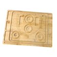 thumbnail image 2 of Tablero de cuentas de madera, tablero de cuentas, arte hecho a mano, placa para manualidades, collar, bandeja para marcar joyas DIY para regalo del Dí, 2 of 9
