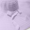thumbnail image 5 of Fewfanhot Women Extra Wide Wavy Brim Sun Hat, UPF Foldable Pleated Beach Bucket Hat Windproof Chin Strap, 5 of 8