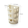 thumbnail image 5 of Walbest Mini Plastic Garbage Bag Storage Box, Kitchen Bathroom Wall-mounted Trash Bag Storage Container, 5 of 7