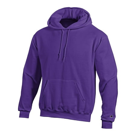 Double Dry Action Fleece Pullover Hood - Purple - L
