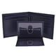 thumbnail image 3 of Cartera Tommy Hilfiger para hombre, piel, pliegue fino, azul marino, 3 of 3