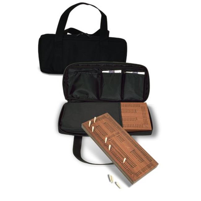 Traveling Triple Track Cribbage With Carrying Case