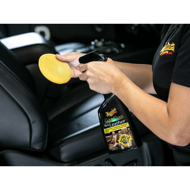 Meguiar's Gold Class Rich Leather Wipes, G10900, 30 Wipes