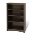 thumbnail image 2 of Prepac Home Office Espresso Laminate 4-Shelf Bookcase, 2 of 16