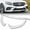 Painted White, variant on Stay Tuned Performance For 2017-2020 Mercedes E-Class W213 Matt Black Front Bumper Spoiler Splitter Lip