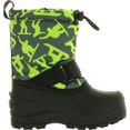 thumbnail image 3 of Northside Boys Frosty Waterproof All Weather Snow Boots, Dark Grey/Green, 8, 3 of 4