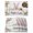 Ivory, variant on Easter Placemats Set of 12, Spring Farmhouse Watercolor Bunny Flower Wood Grain Placemats for Dining Table, Place Mats for Kitchen Tabletop, Waterproof Wipeable Dining Table Mats Set