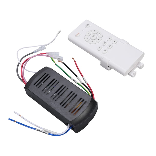 Reemplazo De Control Remoto De Ventilador De Techo, Kit De Control Remoto De Ventilador De Techo Universal Resistente Con Pilas ABS Para Actualización