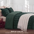 thumbnail image 3 of U by Bedsure Queen Tufted Boho Comforter Set, 3 Pieces Farmhouse Shabby Chic Embroidery Mallard Green Bedding Set, Soft Jacquard Comforter for All Seasons, 3 of 10