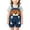 Blue9, variant on FSYBOA Girls Denim Overalls Size 12Months-3T, Adjustable Shoulder Straps Casual Summer Above the Knee Kids Jeans Jumpsuit Blue