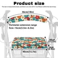 thumbnail image 6 of HELLHERO Colorful Floral Prints Walker Seat Covers and Seat and Backrest Covers for Seniors Adult Stain Proof Soft for Senior, 6 of 7