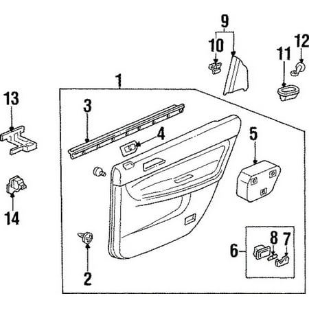 Genuine OE Honda Trim Panel Assembly - 83750-SV5-A01ZA