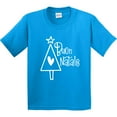 thumbnail image 3 of Inktastic Buon Natale Christmas Tree with Heart and Star Youth T-Shirt, 3 of 5