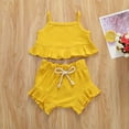 thumbnail image 1 of LSLJS Children Solid Color Drawstring Shorts Baby Girl Sleeveless Sling Top Sets Summer Clothes Kids Clothing Trendy 2024, 1 of 2