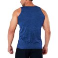 thumbnail image 3 of Aayomet Mens Tank Top Spring and Summer Casual Sleeveless O Neck Printed Raglan Style Top Undershirt (Blue, L), 3 of 4